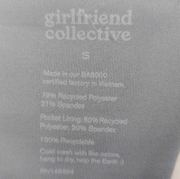 Girlfriend Collective Gray Green Exercise Dress Size Small - Picture 6 of 6